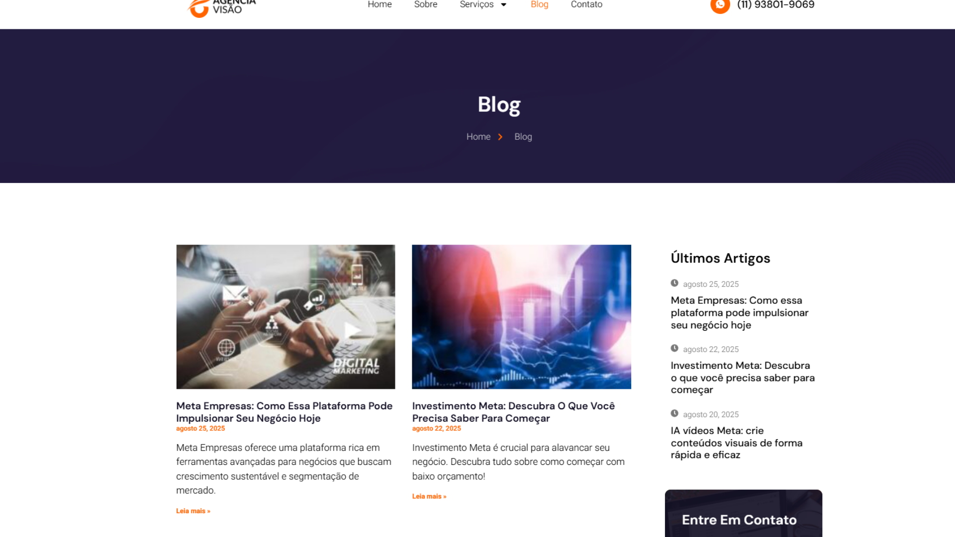 Blog Agência Visão